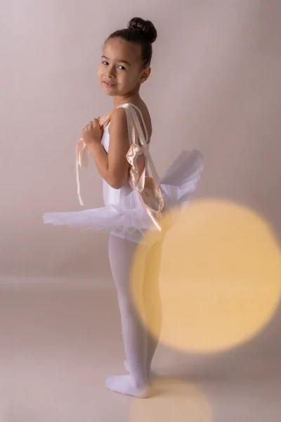 Ballerina im Tutu und Ballettschuhe